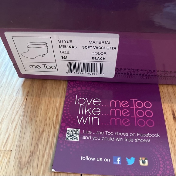 EUC Me Too black leather ankle boots size 9 - Picture 15 of 15